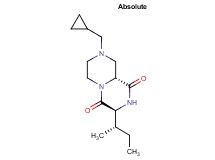 (3S,9aR)-8-(cyclopropylmethyl)-3-[(1S)-1-methylpropyl]tetrahydro-2H-pyrazino[1,2-a]pyrazine-1,4(3H,6H)-dione