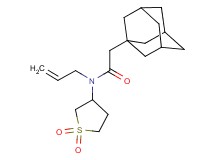 2-(1-adamantyl)-N-allyl-N-(1,1-dioxidotetrahydro-3-thienyl)acetamide