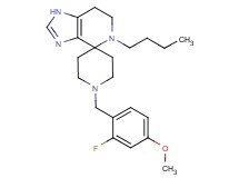 5-butyl-1'-(2-fluoro-4-methoxybenzyl)-1,5,6,7-tetrahydrospiro[imidazo[4,5-c]pyridine-4,4'-piperidine]