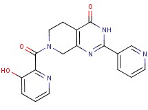 7-[(3-hydroxypyridin-2-yl)carbonyl]-2-pyridin-3-yl-5,6,7,8-tetrahydropyrido[3,4-d]pyrimidin-4(3H)-one