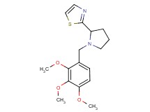2-[1-(2,3,4-trimethoxybenzyl)pyrrolidin-2-yl]-1,3-thiazole