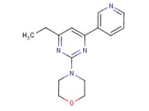 4-[4-ethyl-6-(3-pyridinyl)-2-pyrimidinyl]morpholine