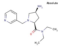 (2S,4S)-4-amino-N,N-diethyl-1-(pyridin-3-ylmethyl)pyrrolidine-2-carboxamide