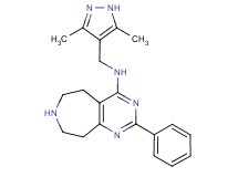 N-[(3,5-dimethyl-1H-pyrazol-4-yl)methyl]-2-phenyl-6,7,8,9-tetrahydro-5H-pyrimido[4,5-d]azepin-4-amine