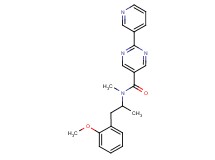 N-[2-(2-methoxyphenyl)-1-methylethyl]-N-methyl-2-pyridin-3-ylpyrimidine-5-carboxamide