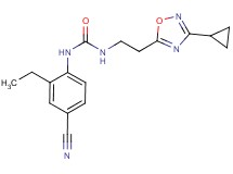N-(4-cyano-2-ethylphenyl)-N'-[2-(3-cyclopropyl-1,2,4-oxadiazol-5-yl)ethyl]urea
