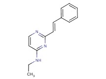 N-ethyl-2-[(E)-2-phenylvinyl]pyrimidin-4-amine