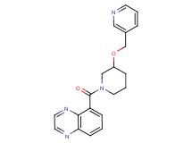 5-{[3-(3-pyridinylmethoxy)-1-piperidinyl]carbonyl}quinoxaline