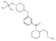 1-(3-{[1-(2,2-dimethylpropyl)-4-piperidinyl]oxy}benzoyl)-2-(2-methoxyethyl)piperidine