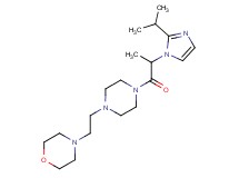 4-(2-{4-[2-(2-isopropyl-1H-imidazol-1-yl)propanoyl]-1-piperazinyl}ethyl)morpholine