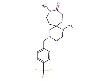 1,9-dimethyl-4-[4-(trifluoromethyl)benzyl]-1,4,9-triazaspiro[5.6]dodecan-10-one