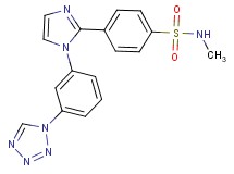 N-methyl-4-{1-[3-(1H-tetrazol-1-yl)phenyl]-1H-imidazol-2-yl}benzenesulfonamide