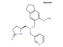 (5S)-5-{[[(6-methoxy-2,3-dihydro-1H-inden-5-yl)methyl](pyridin-3-ylmethyl)amino]methyl}pyrrolidin-2-one