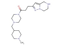 2-(3-{4-[(1-methyl-4-piperidinyl)methyl]-1-piperazinyl}-3-oxopropyl)-4,5,6,7-tetrahydropyrazolo[1,5-a]pyrazine dihydrochloride