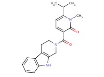 6-isopropyl-1-methyl-3-(1,3,4,9-tetrahydro-2H-beta-carbolin-2-ylcarbonyl)pyridin-2(1H)-one