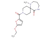 3-(5-ethoxy-2-furoyl)-7-methyl-3,7,11-triazaspiro[5.6]dodecan-12-one
