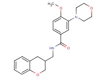 N-(3,4-dihydro-2H-chromen-3-ylmethyl)-4-methoxy-3-morpholin-4-ylbenzamide