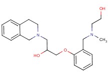 1-(3,4-dihydroisoquinolin-2(1H)-yl)-3-(2-{[(2-hydroxyethyl)(methyl)amino]methyl}phenoxy)propan-2-ol