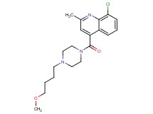 8-chloro-4-{[4-(4-methoxybutyl)piperazin-1-yl]carbonyl}-2-methylquinoline