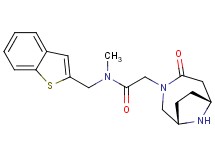 N-(1-benzothien-2-ylmethyl)-N-methyl-2-[rel-(1S,6R)-4-oxo-3,9-diazabicyclo[4.2.1]non-3-yl]acetamide hydrochloride