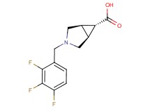 (1R*,5S*,6r)-3-(2,3,4-trifluorobenzyl)-3-azabicyclo[3.1.0]hexane-6-carboxylic acid