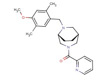 (1R*,5R*)-6-(4-methoxy-2,5-dimethylbenzyl)-3-(pyridin-2-ylcarbonyl)-3,6-diazabicyclo[3.2.2]nonane