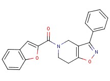 5-(1-benzofuran-2-ylcarbonyl)-3-phenyl-4,5,6,7-tetrahydroisoxazolo[4,5-c]pyridine