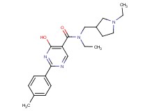 N-ethyl-N-[(1-ethylpyrrolidin-3-yl)methyl]-4-hydroxy-2-(4-methylphenyl)pyrimidine-5-carboxamide