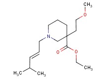 ethyl 3-(2-methoxyethyl)-1-[(2E)-4-methyl-2-penten-1-yl]-3-piperidinecarboxylate