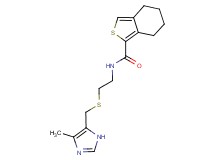 N-(2-{[(4-methyl-1H-imidazol-5-yl)methyl]thio}ethyl)-4,5,6,7-tetrahydro-2-benzothiophene-1-carboxamide