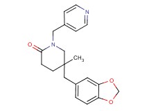 5-(1,3-benzodioxol-5-ylmethyl)-5-methyl-1-(pyridin-4-ylmethyl)piperidin-2-one