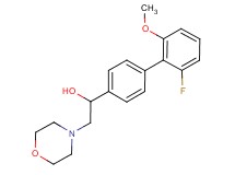 1-(2'-fluoro-6'-methoxybiphenyl-4-yl)-2-morpholin-4-ylethanol