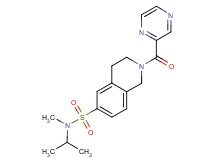N-isopropyl-N-methyl-2-(pyrazin-2-ylcarbonyl)-1,2,3,4-tetrahydroisoquinoline-6-sulfonamide