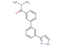 N,N-dimethyl-3'-(1H-pyrazol-3-yl)-3-biphenylcarboxamide
