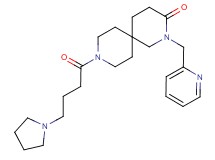 2-(pyridin-2-ylmethyl)-9-(4-pyrrolidin-1-ylbutanoyl)-2,9-diazaspiro[5.5]undecan-3-one