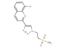 8-chloro-2-{1-[2-(methylsulfonyl)ethyl]-1H-1,2,3-triazol-4-yl}quinoline