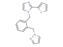 1-(2-{[2-(2-thienyl)-1H-imidazol-1-yl]methyl}benzyl)-1H-pyrazole