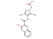 (4-{[(3-hydroxy-2-quinoxalinyl)carbonyl]amino}-3,5-dimethyl-1H-pyrazol-1-yl)acetic acid