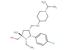 ((2S*,4R*,5R*)-5-(4-chlorophenyl)-1-ethyl-4-{[(1-isopropyl-4-piperidinyl)amino]methyl}-2-methyl-2-pyrrolidinyl)methanol