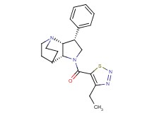 (3R*,3aR*,7aR*)-1-[(4-ethyl-1,2,3-thiadiazol-5-yl)carbonyl]-3-phenyloctahydro-4,7-ethanopyrrolo[3,2-b]pyridine