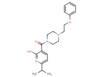 6-isopropyl-3-{[4-(2-phenoxyethyl)-1-piperazinyl]carbonyl}-2-pyridinol
