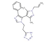 5-{2-[5-(1-allyl-3,5-dimethyl-1H-pyrazol-4-yl)-4-phenyl-1H-imidazol-1-yl]ethyl}-1H-tetrazole