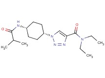 N,N-diethyl-1-[cis-4-(isobutyrylamino)cyclohexyl]-1H-1,2,3-triazole-4-carboxamide
