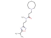 3-azocan-1-yl-N-[2-(5-isopropyl-1,2,4-oxadiazol-3-yl)ethyl]-N-methylpropanamide