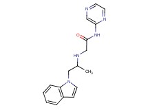 2-{[2-(1H-indol-1-yl)-1-methylethyl]amino}-N-pyrazin-2-ylacetamide