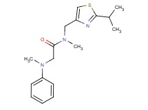 N~1~-[(2-isopropyl-1,3-thiazol-4-yl)methyl]-N~1~,N~2~-dimethyl-N~2~-phenylglycinamide