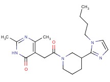 5-{2-[3-(1-butyl-1H-imidazol-2-yl)-1-piperidinyl]-2-oxoethyl}-2,6-dimethyl-4(3H)-pyrimidinone