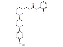 N-(2-fluorophenyl)-3-[1'-(4-methoxyphenyl)-1,4'-bipiperidin-3-yl]propanamide