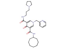 N-cyclooctyl-4-oxo-1-(2-pyridinylmethyl)-N'-[3-(1-pyrrolidinyl)propyl]-1,4-dihydro-3,5-pyridinedicarboxamide