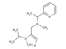N-[(1-isopropyl-1H-imidazol-5-yl)methyl]-N-methyl-1-pyridin-2-ylethanamine